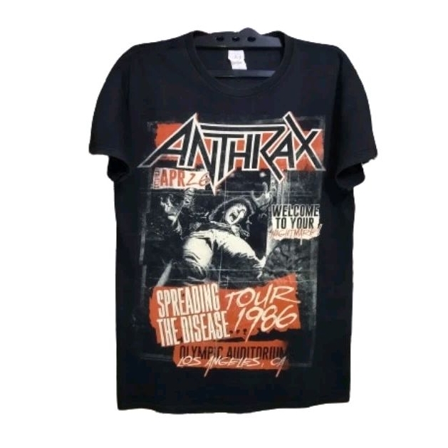 kaos band Anthrax - Tour 2015