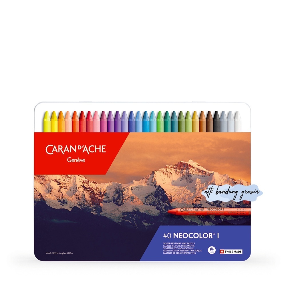 

CRAYON CARANDACHE NEOCOLOR I / 1 40 Warna PREMIUM CRAYON