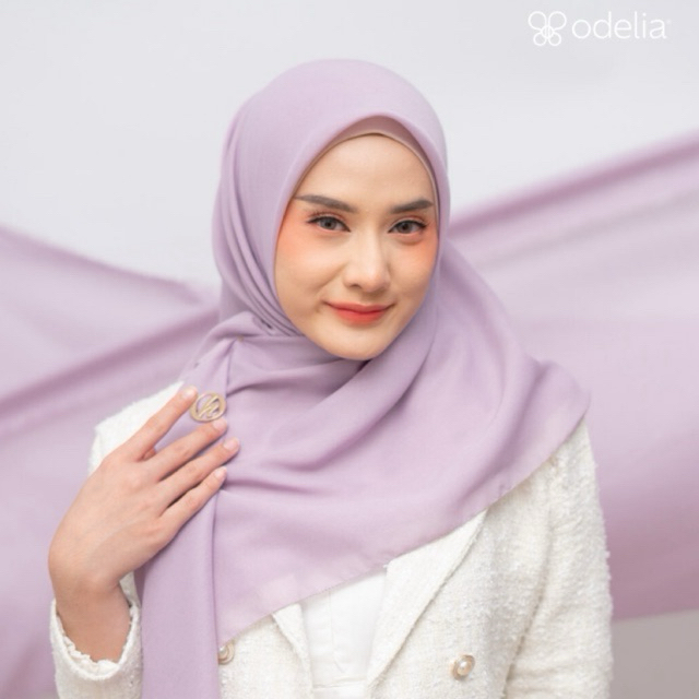 Odelia - Fille Hijab eyelash | Hijab segiempat | Hijab Voal Premium