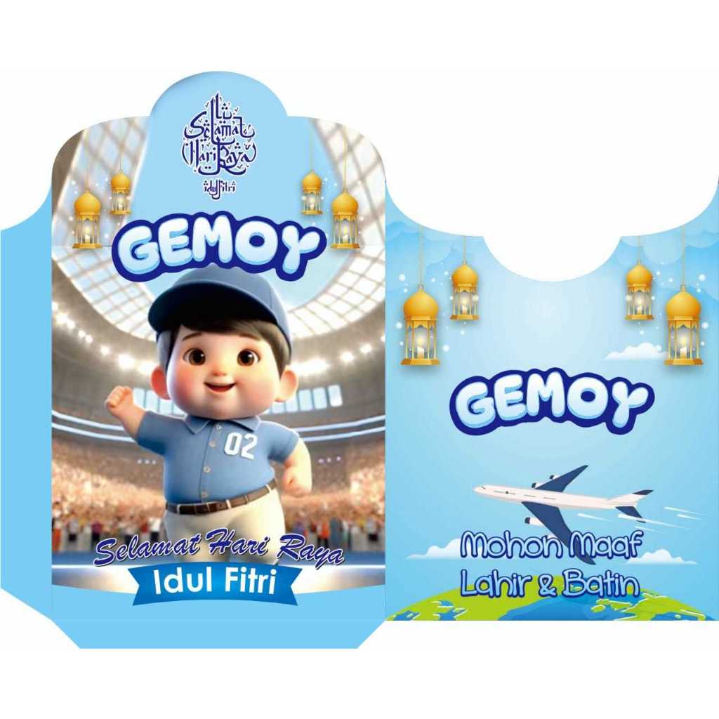 

Amplop Lebaran Idul Fitri Motif Lucu Kartun Karakter / motif Pa Gemoy (1 pack ) isi 100 dan isi 50 - motif Karakter ( COD ) Henddia Sticker