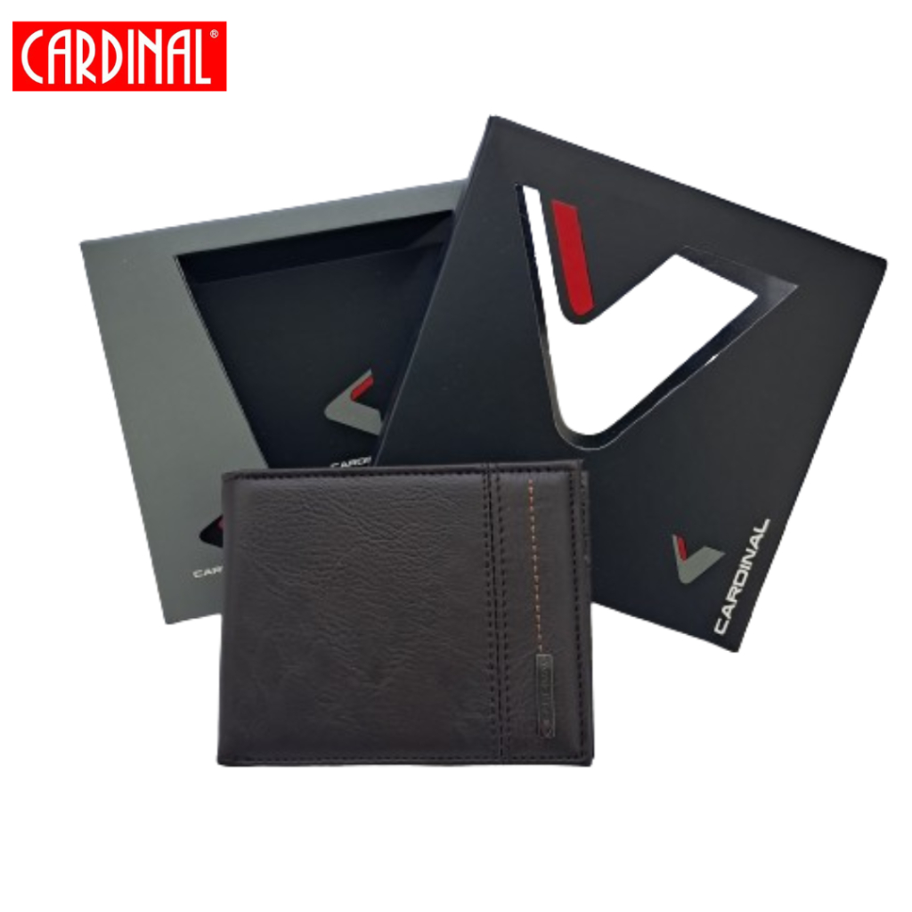 BEST SELLER❤️ CARDINAL ORIGINAL Dompet Lipat Cowok Terbaru Kulit - CARDINAL WALET //