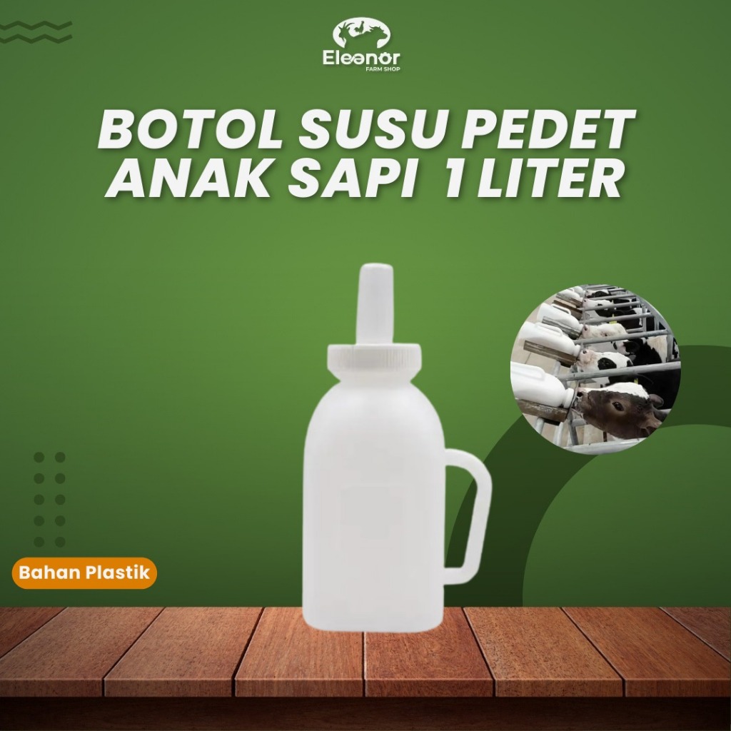 Botol Dot Susu Hewan Ternak Sapi Kambing Babi 1 Liter