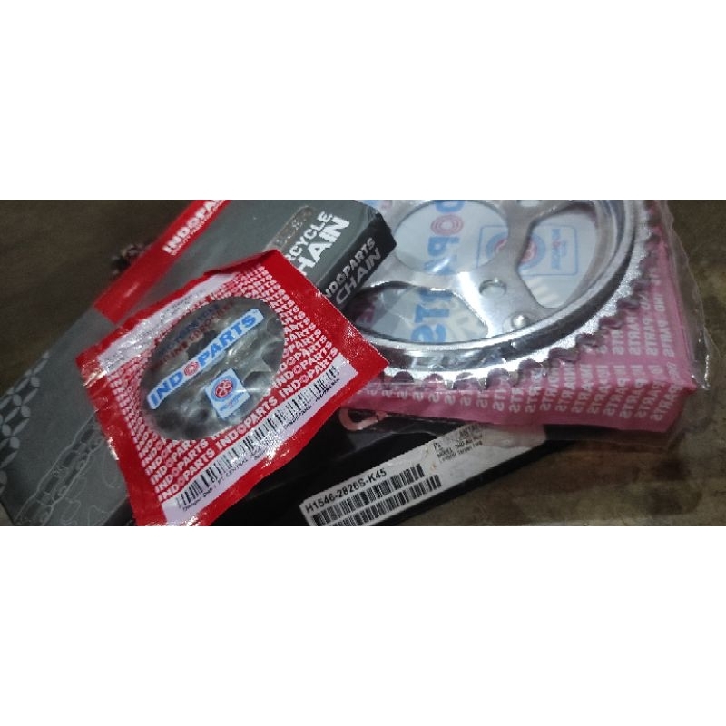 gear set gir paket honda CBR 150R CB 150R street fire indopart K45