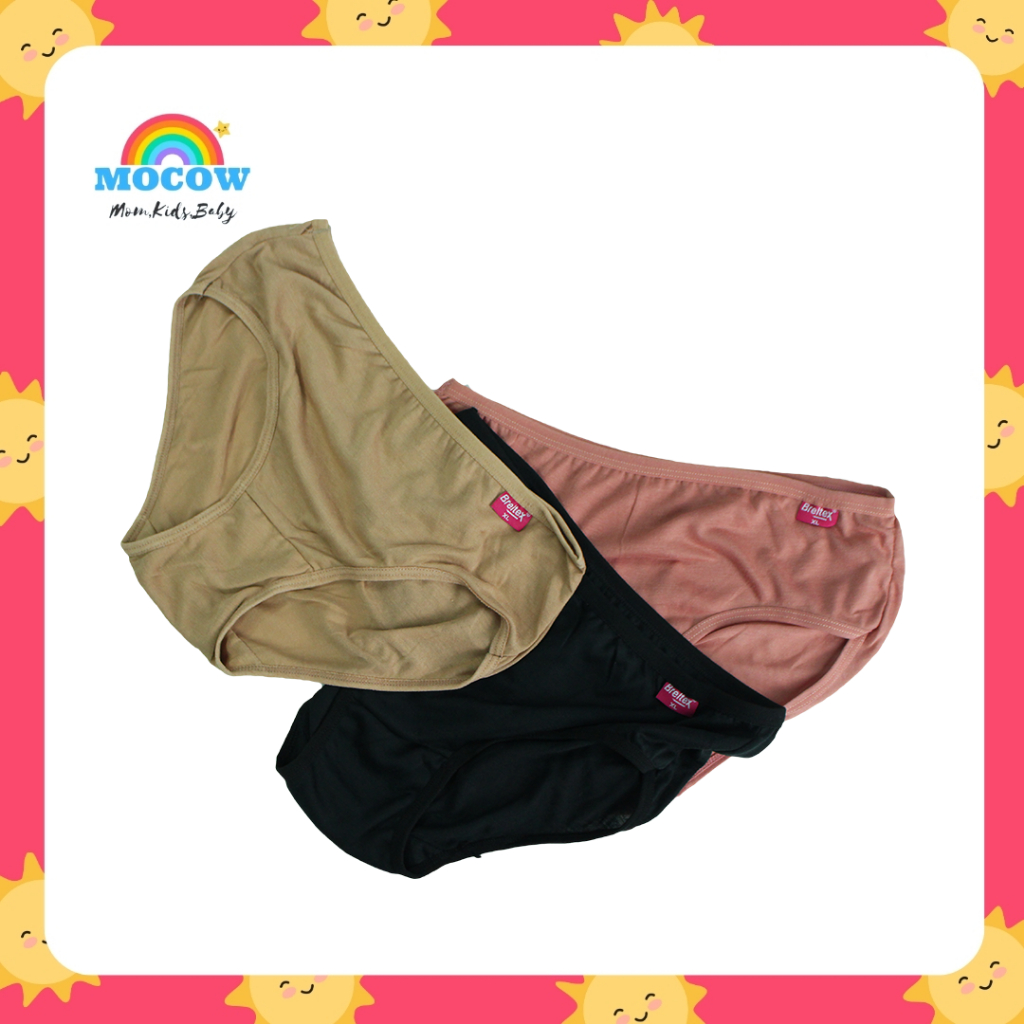 Celana Dalam BREITEX 3902 XL /CELANA DALAM WANITA BREITEX 3 in 1 KARET CD PEREMPUAN