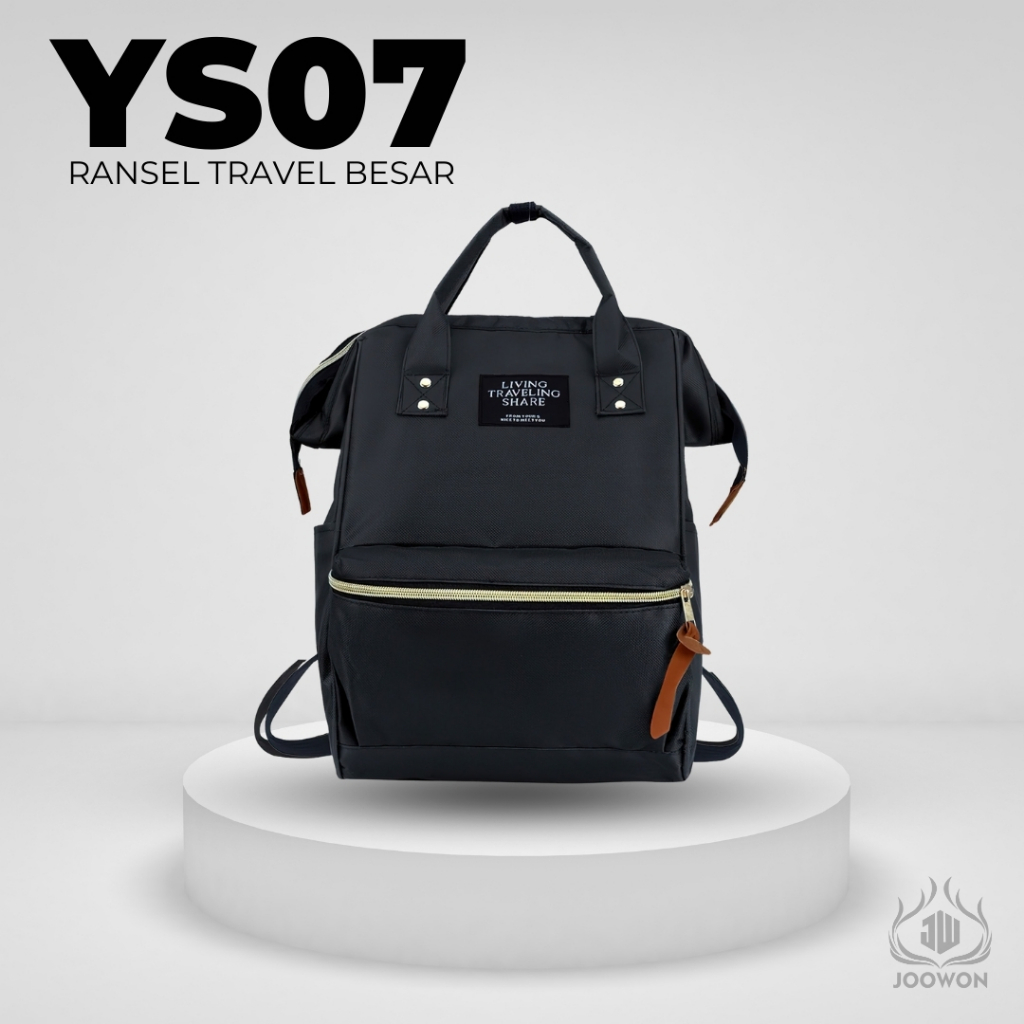 Tas Ransel Anello BackPack Multifungsi Canvas Double Zipper Import High Quality Terlaris - YS07