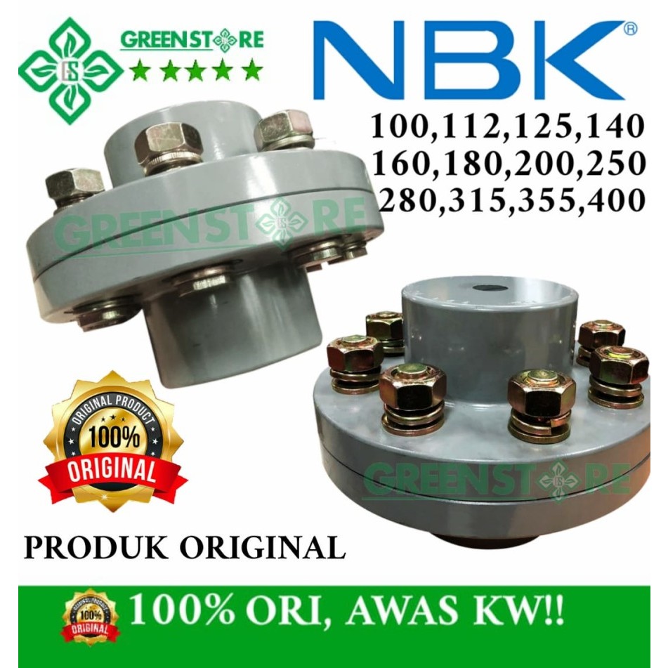 NBK COUPLING FCL125 MAX BORE 28/32MM- 4BOLT- F3 ORGINAL BRAND JAPAN ORIGINAL