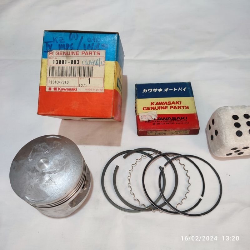 Seher piston ring kawasaki Binter merzy kz200 kz 200 os oversize 0 standar original Japan