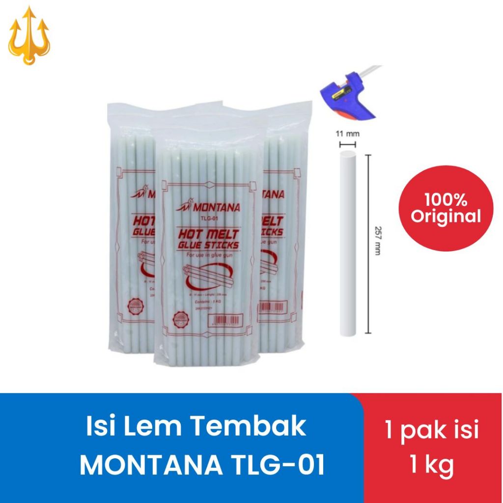 

Isi Lem Tembak Montana TLG-01 / TLG-02 / Glue Stick Refill