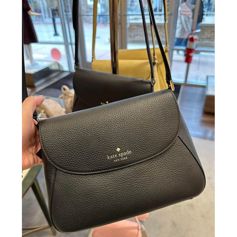 TAS SELEMPANG LEATHER KS MONICA FLAP CROSSBODY BAG