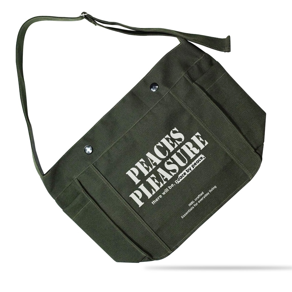 Weister tas selempang | sling bag | tas selempang kanvas - army
