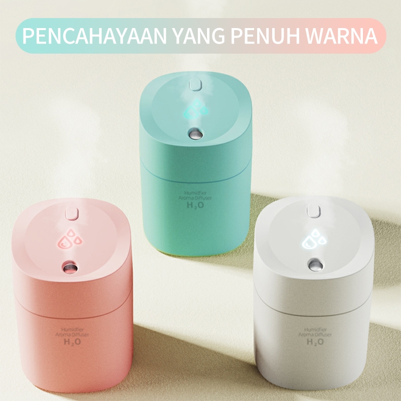 Baru K5 Mini Humidifier, Portable, Untuk Mobil, Rumah, Kantor, Meja, Aromaterapi