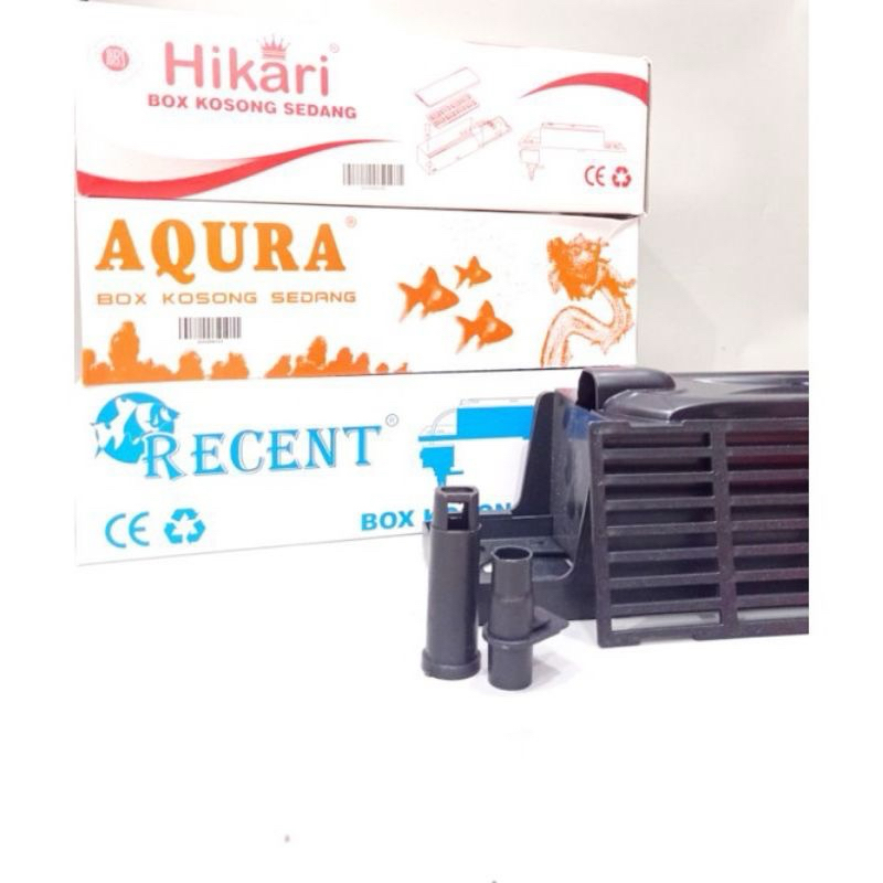 Box Filter Box Kosong Sedang Medium & Besar aquarium ikan hias cupang chana maru ys red barito pulcr