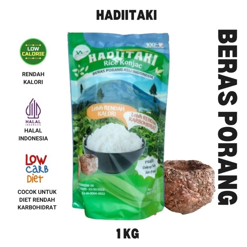 

Beras Porang Hadiitaki 1kg