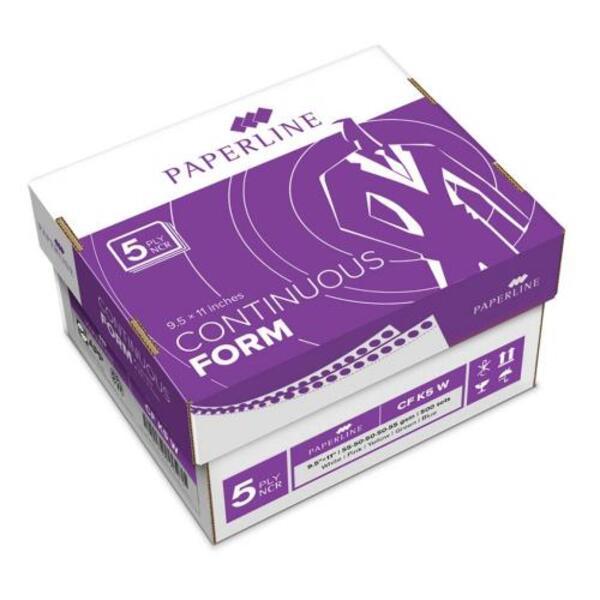 

[DUS] Kertas Komputer Continuous Form 5 Ply 9,5 X 11 - Paperline CF K5 W (Full) MURAH