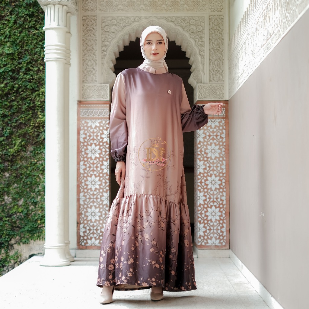 PROMO GAMIS AUREL MOTIF Silk Dior by Diana Batik Trusmi