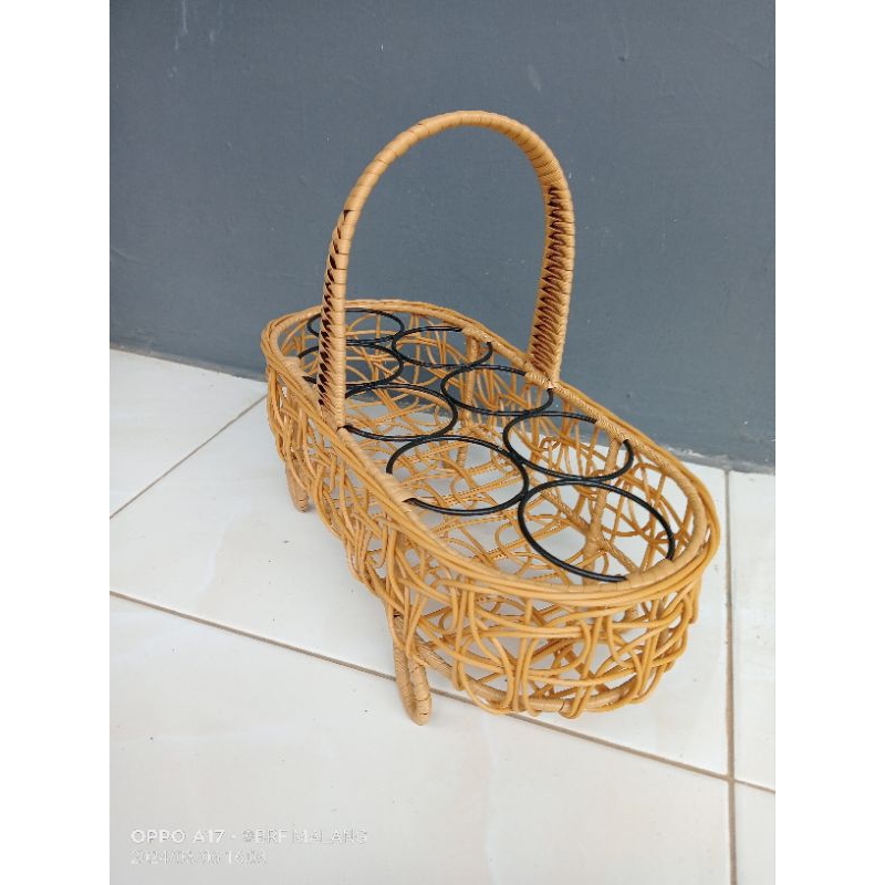 COD KRANJANG AQUA GELAS / GROSIR TEMPAT AQUA GELAS/ANGKRING AQUA GELAS/TEMPAT AQUA ROTAN SINTETIS/TE