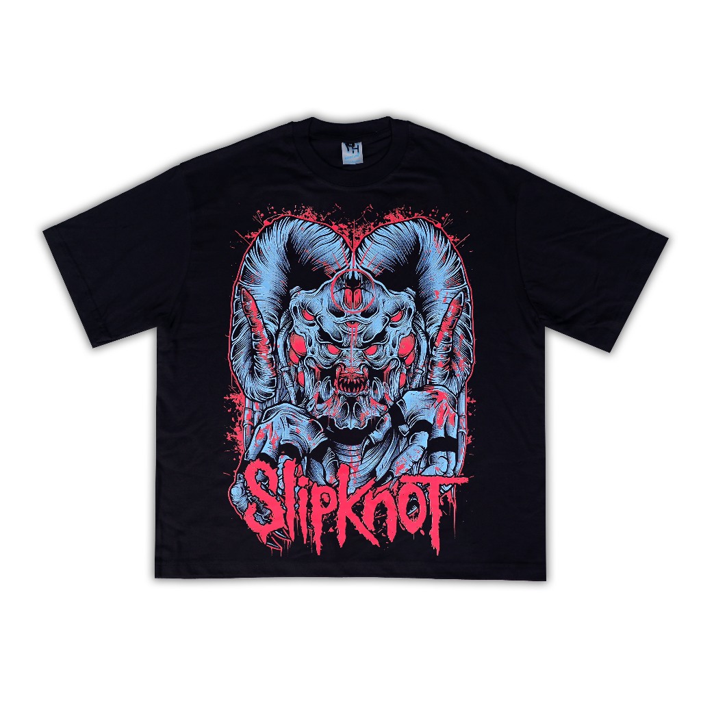 SLIPKNOT PREDATOR MUSIC BAND KAOS OVERSIZE TSHIRT COMBED 20S