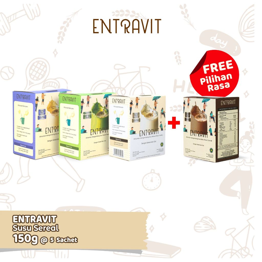 

Entravit Sereal Buy 3 Get All Variant (Susu Sereal / Minuman Sereal)