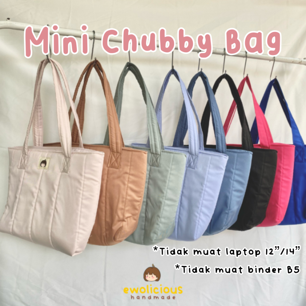 MINI CHUBBY BAG by Ewolicious | Puffy Totebag | Tas Puffy