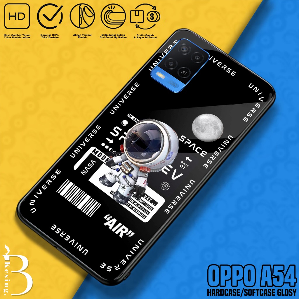 Case Oppo A54 - Casing Oppo A54 Motif PLNT Terbaru - Silikon Hp OPPO A54 - 2D Hardcase Glosy - Kesin