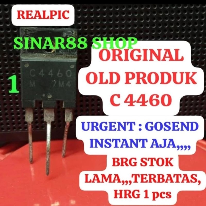 ORIGINAL C4460 SC4460 2SC 4460 TRANSISTOR TR IGBT  IC POWER AMPLIFIER