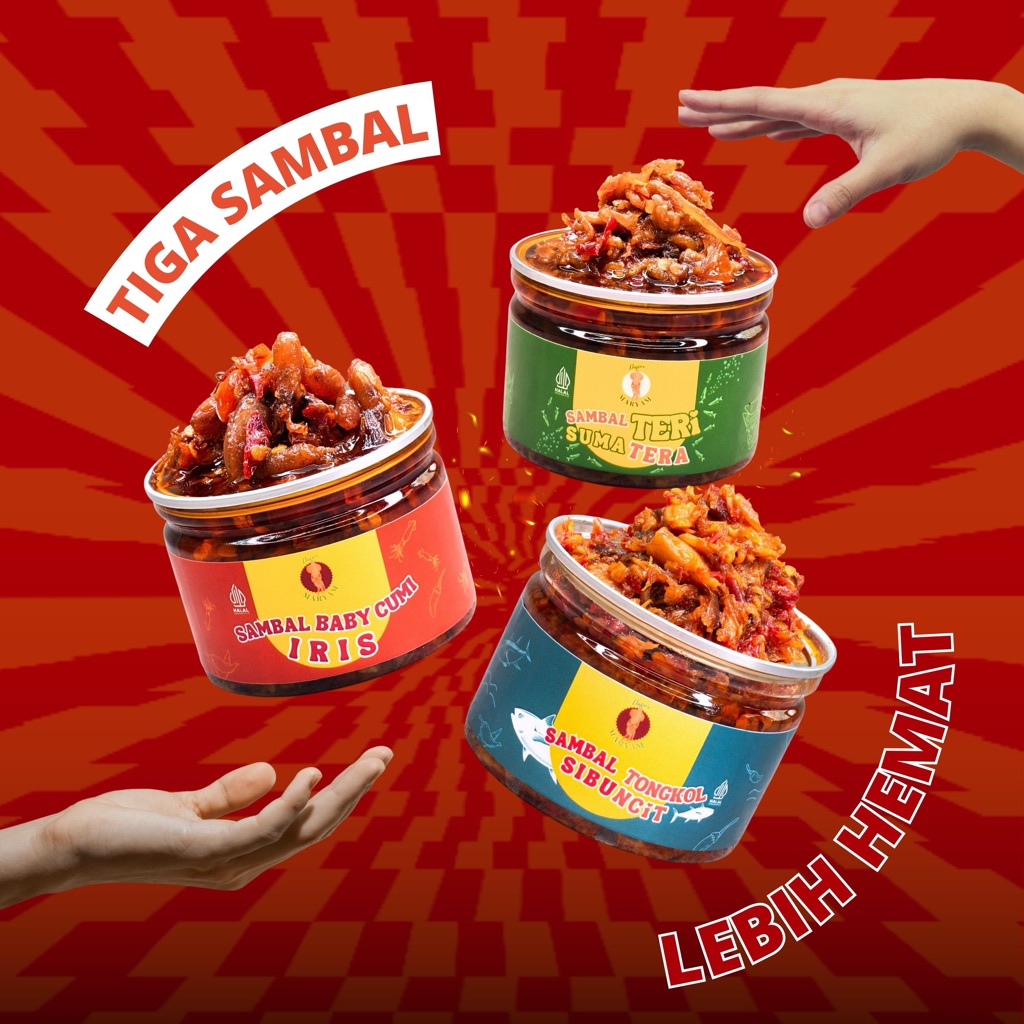 

3 SAMBAL LEBIH HEMAT ( MIX 2)