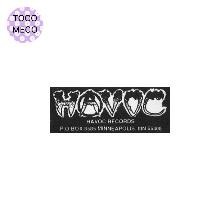 

sticker HAVOC Records logo stiker hardcore punk crust dbeat grindcore