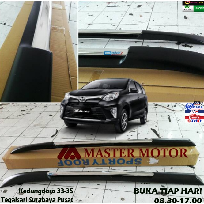 Roofrail Mobil Sigra Calya Innova Avanza Mobilio Xenia Ertiga Livina Kijang Xpander Panther Agya Ayl