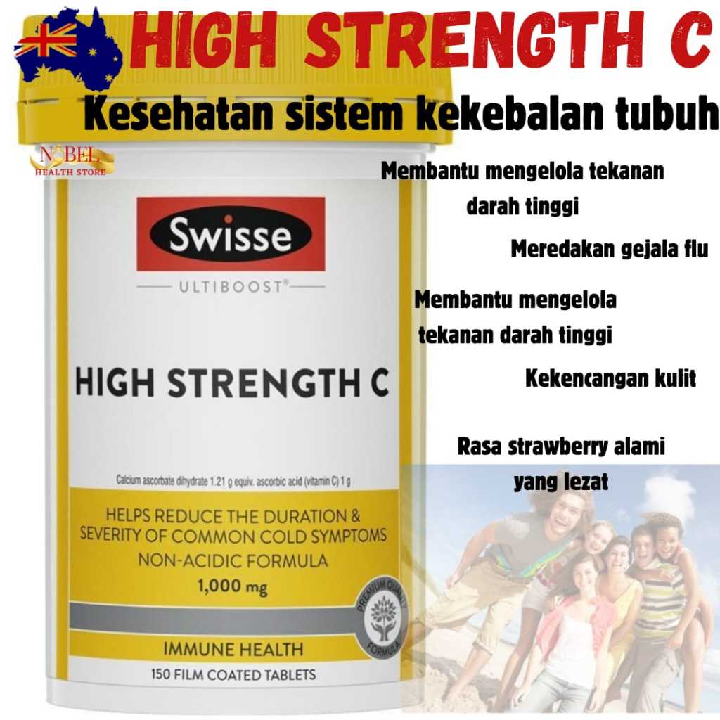 swisse high strength c vitamin c 1000mg 150 tablets