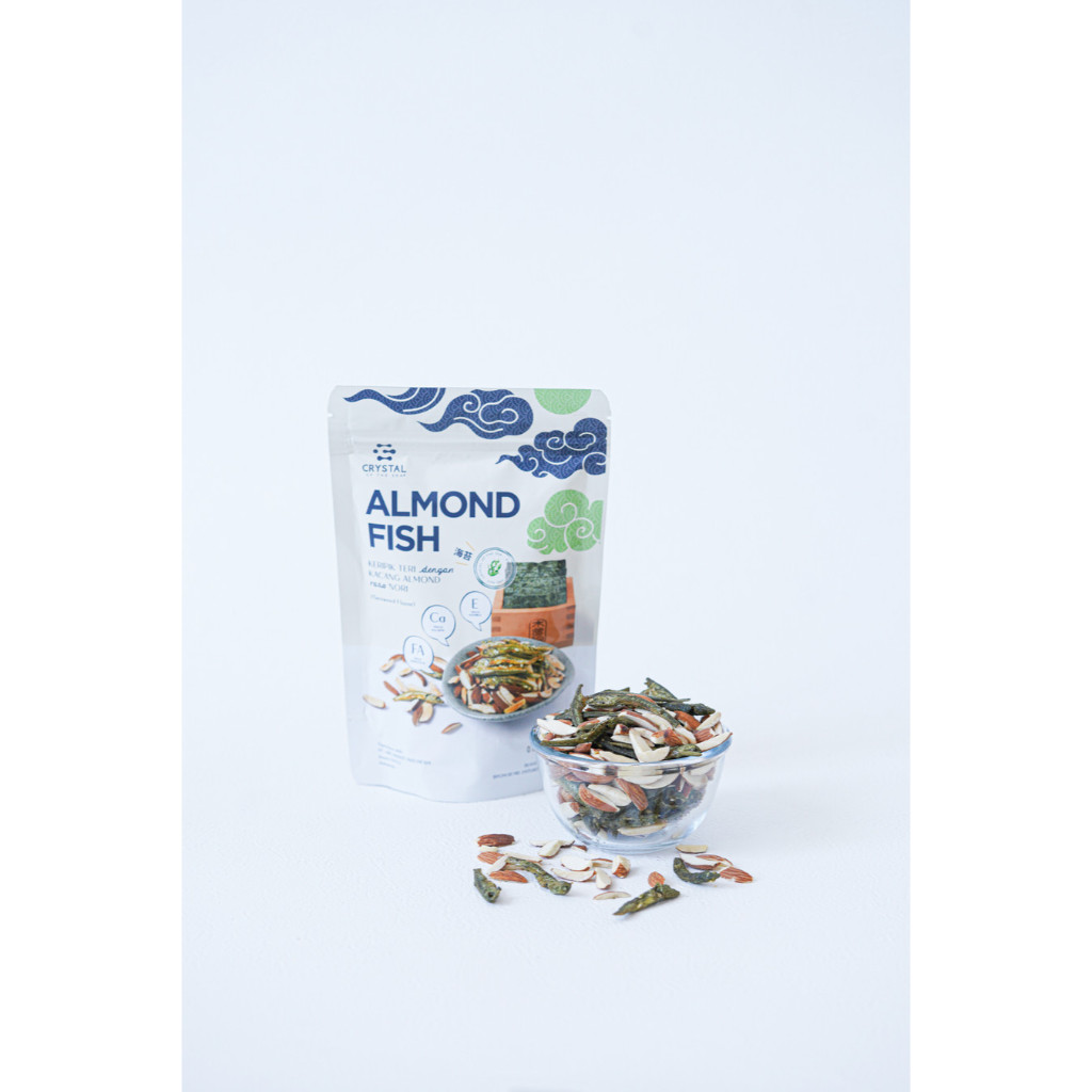 

Crystal of the Sea - Almond Fish Snack (Seaweed) 80gr