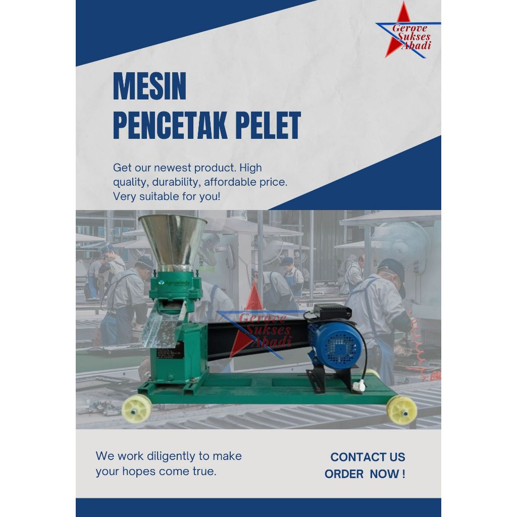 Mesin Pencetak Pelet - Mesin Pembuat Pelet - Mesin Pelet - Mesin Pakan