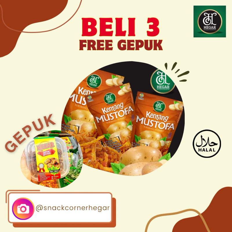 

BUNDLING KENTANG MUSTOFA HEGAR BELI 3 GRATIS GEPUK