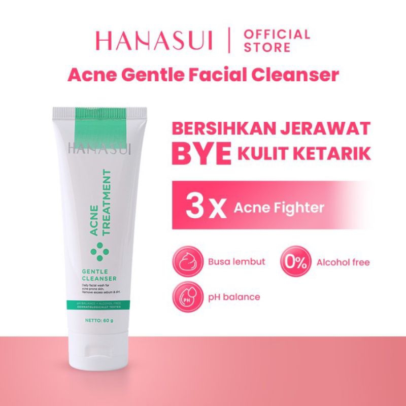 Hanasui Facial Wash Acne 60gr