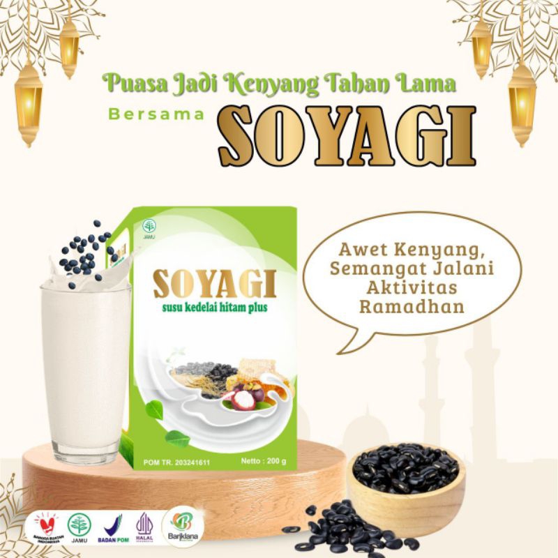 

SOYAGI susu kedelai hitam plus | untuk diet sehat