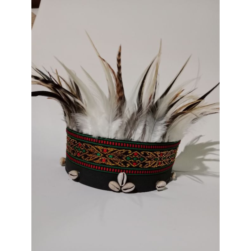mahkota topi etnik bulu terbaru/dayak#papua kalimantan