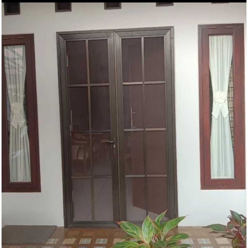 pintu expanda aluminium kawat nyamuk
