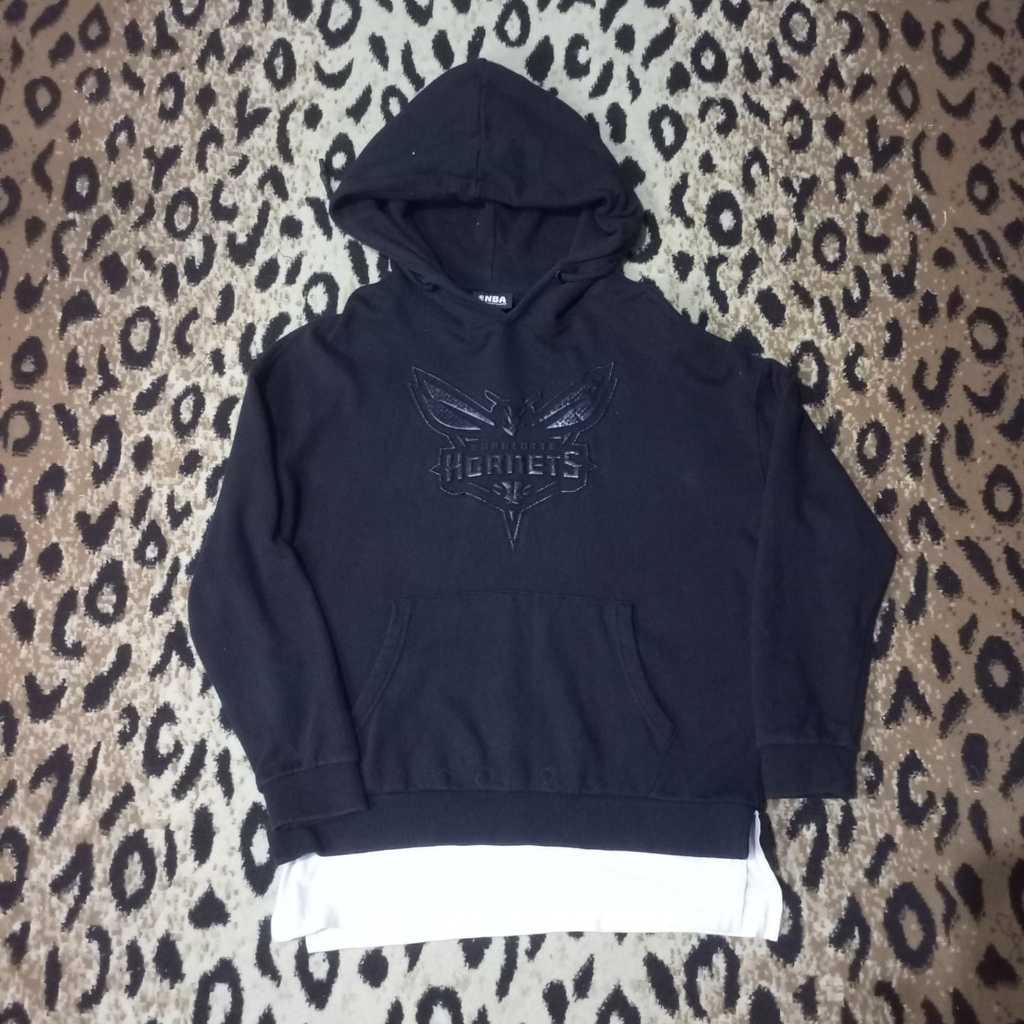 Hoodie NBA HORNETS / NBA Hoodie Hornets Black Sweater Jaket nba