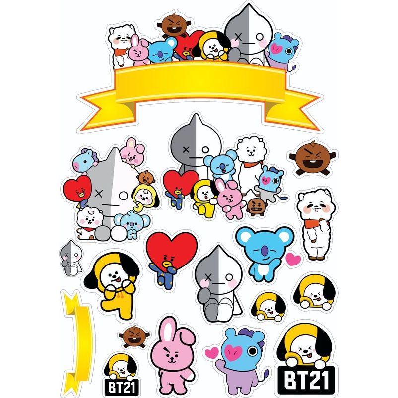 Topper Cake Bt21