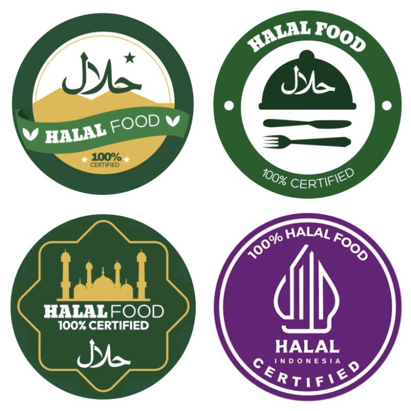 

(1 roll = -+500 stiker) Stiker halal 2,5cm logo halal sticker tempel tempelan produk
