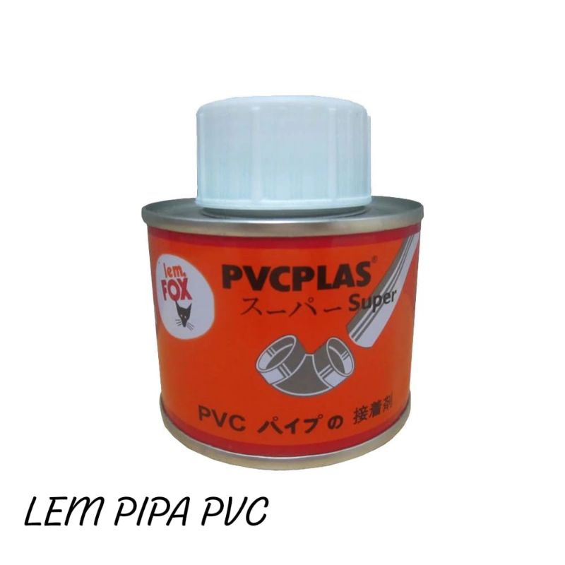 Lem Pipa PVC Kaleng | Lem PVC Plas 100g