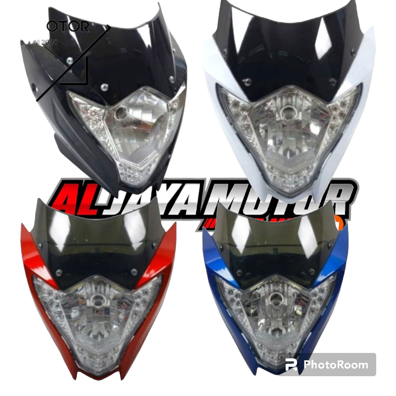 BATOK KEPALA PLUS REPLEKTOR LAMPU SUZUKI SATRIA FU 150 NEW FACELIFT / BATOK KEPALA SATRIA FU