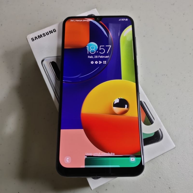 HP Smartphone Second SAMSUNG Galaxy A50s RAM 4 GB/ ROM 64 GB; Warna: Prism Crush White