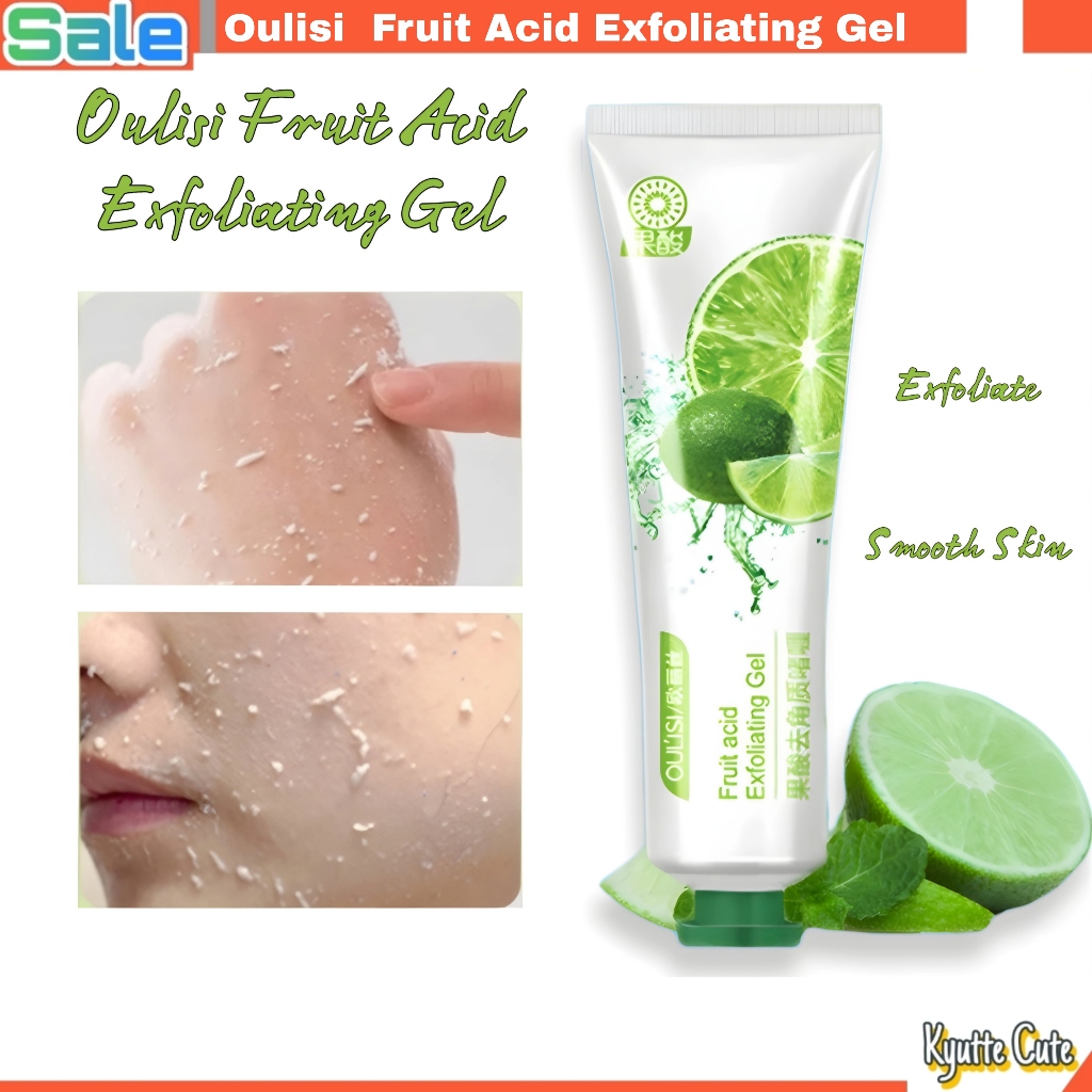Fruit Acid Exfoliating Gel 30g Original Facial Glowing Blackhead Cleaner Body Exfoliating OULISI Fru
