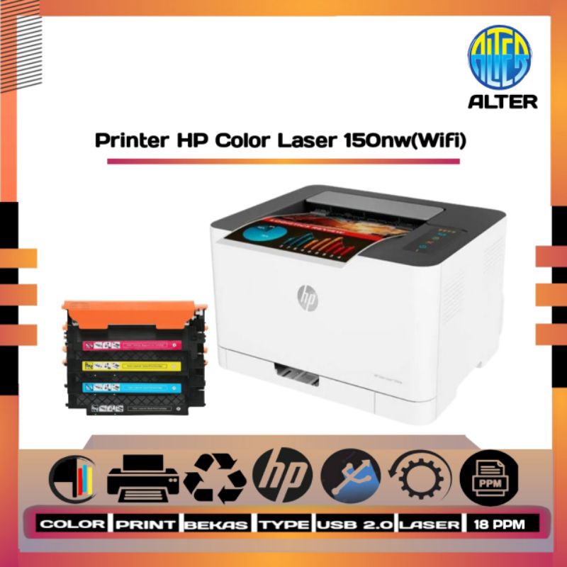 Printer HP Color Laser 150NW (Wifi)