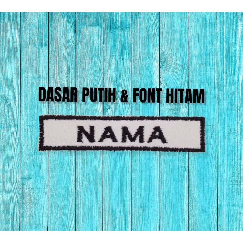 NAMA DADA/NAMA SEKOLAH/BORDIR NAMA/ATRIBUT SEKOLAH