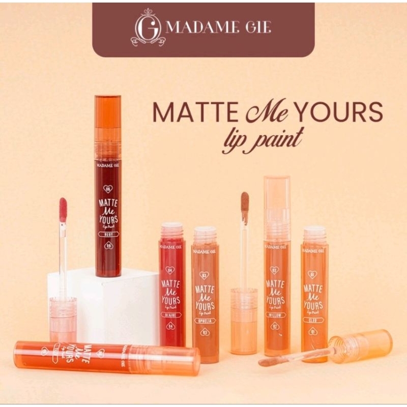 MADAM GIE Lip paint Matte & Your 4gr