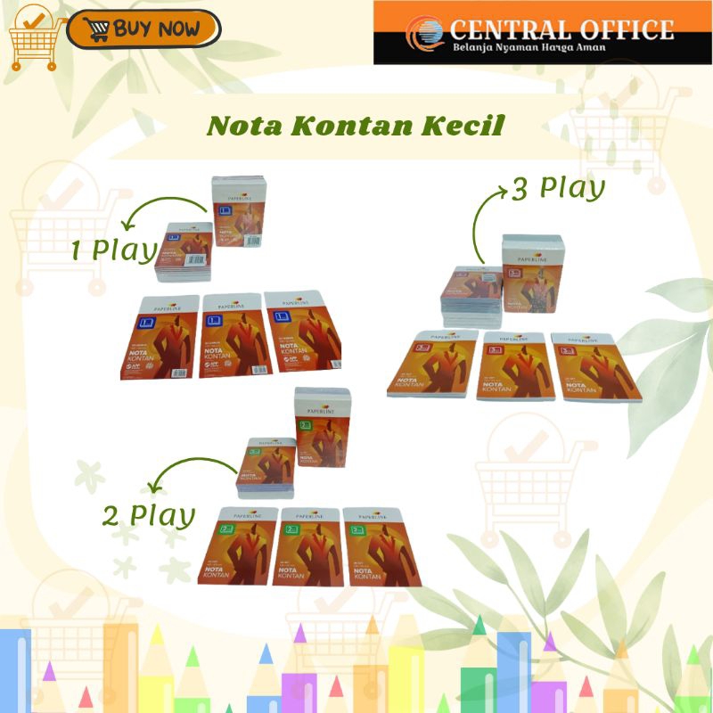 

Nota Kontan Paperline Besar 3 ply/ 2 ply / 1 ply / Kecil 3 ply / 2 ply / 1 ply