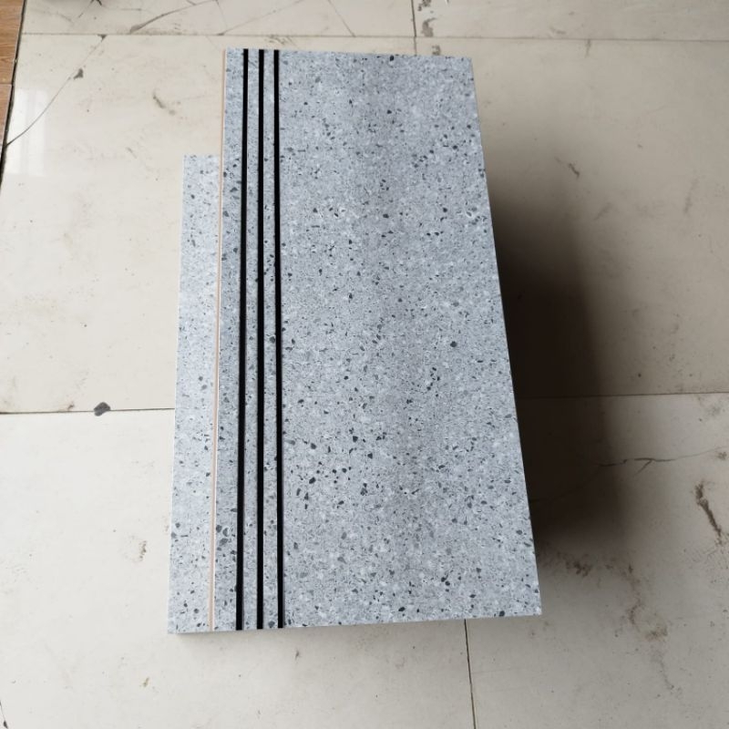 Granit tangga 30x60 dan 20x60 moti terazo tera grey