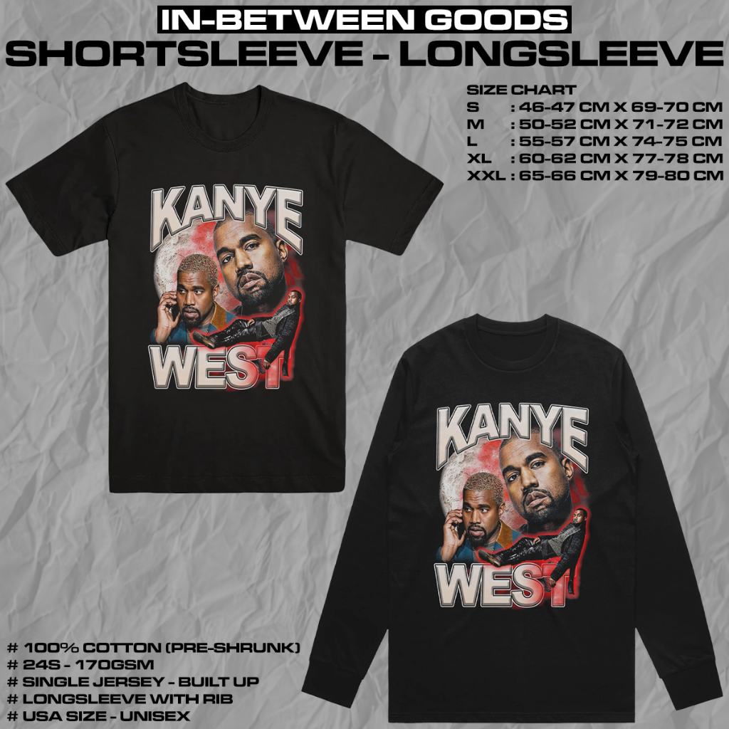 KANYE WEST - COLLAGE PHOTO | T-SHIRT | LONGSLEEVE | MUSIC MERCH