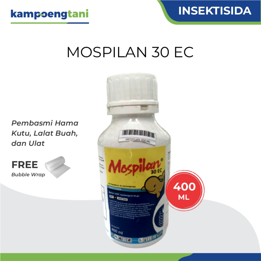 Kampoeng Tani - Insektisida Mospilan 30EC 400ml Asetamiprid Obat Hama Kutu Daun Lalat Buah dan Ulat 